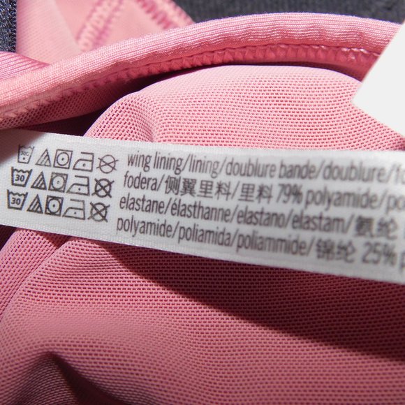 Victoria Secret SPORT Womens L Pink Dusty Rose Criss Cross racer back Sports Bra - Picture 4 of 6